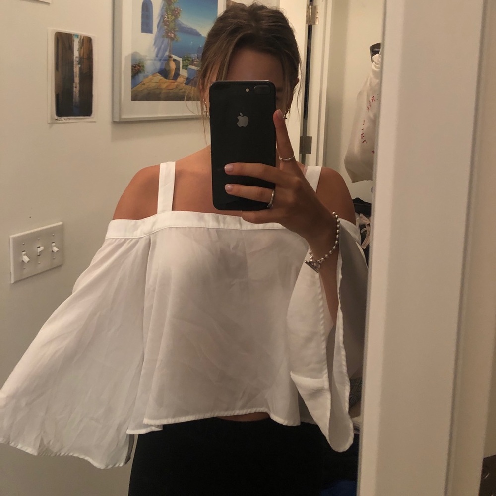 formal white silk shirt